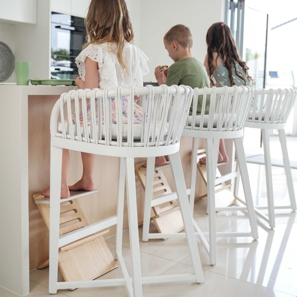 Adjustable Kids Dining Chair Footrest | Stability & Comfort | Footsi Grow®