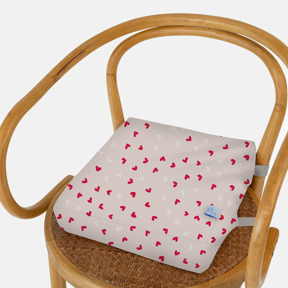 Nibble and Rest Toddler Booster Seat | Easy Clean Wipeable Fabric, Portable Kids Dining Chair Booster