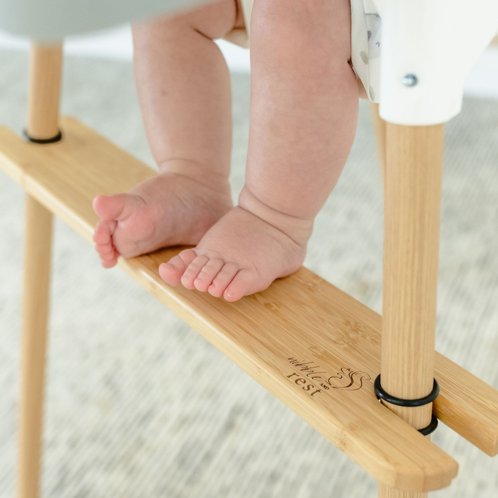 Adjustable High Chair Footrest | Improve Posture & Comfort | Woodsi Footsi®