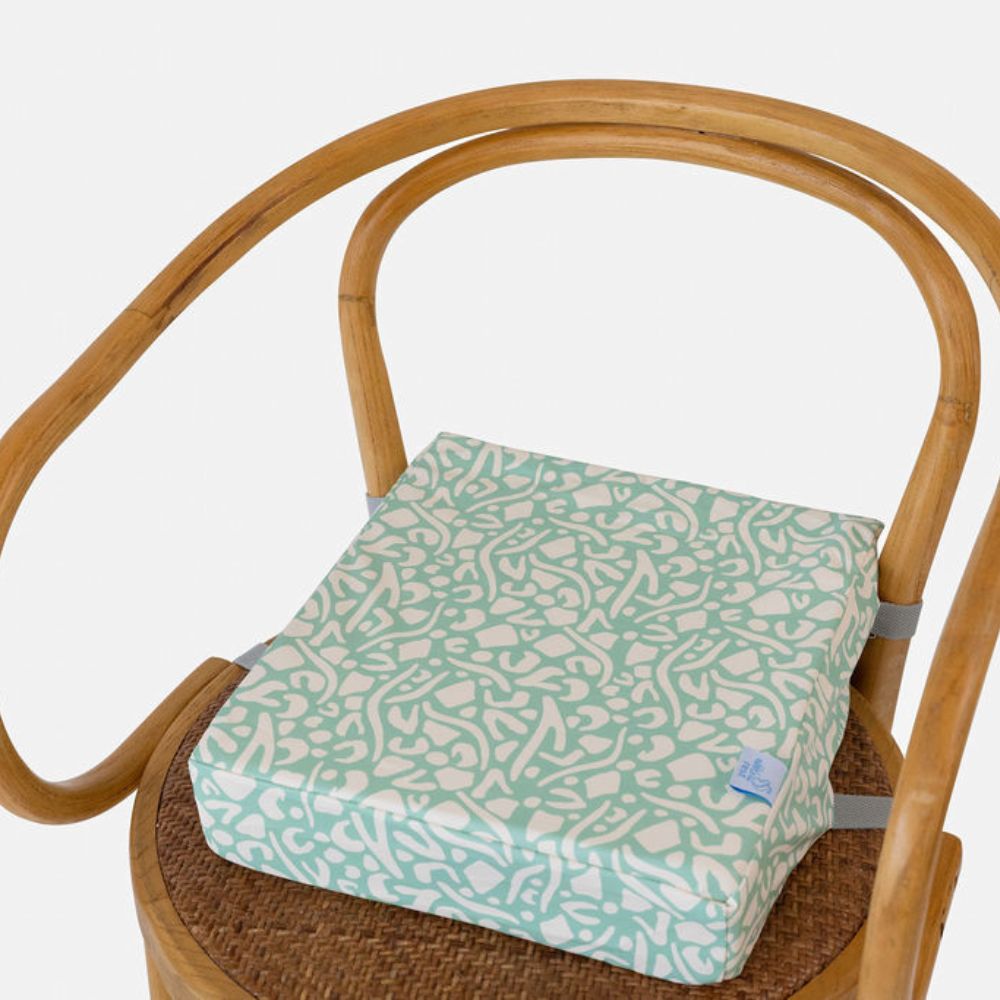 Nibble and Rest Toddler Booster Seat | Easy Clean Wipeable Fabric, Portable Kids Dining Chair Booster