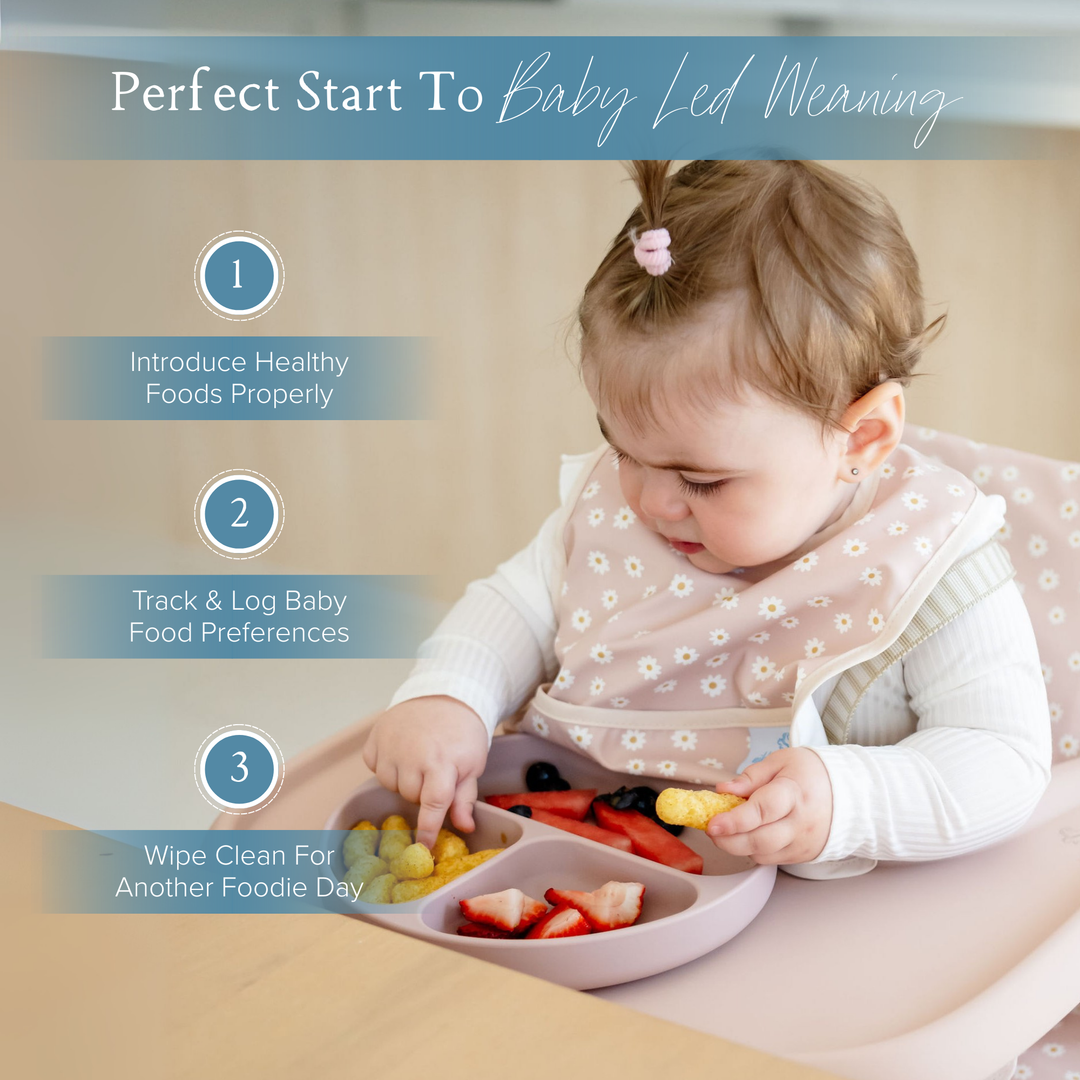 Baby First Foods Tracker | Feeding & Allergy Chart Fridge Magnet® | Nibble and Rest