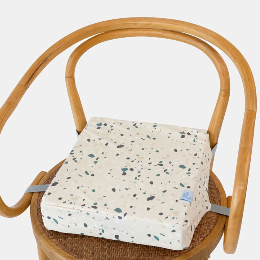 Nibble and Rest Toddler Booster Seat | Easy Clean Wipeable Fabric, Portable Kids Dining Chair Booster