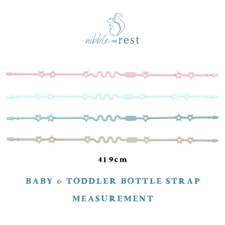 Baby & Toddler Bottle Strap | Universal Toy Tether and No Drop Harness Strap