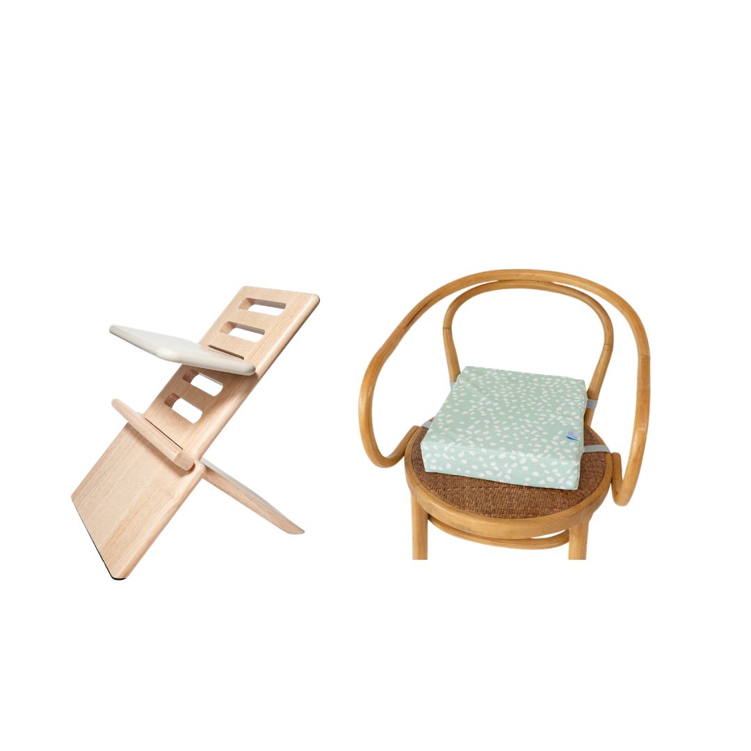 Big Kid Table Transition Bundle Booster Seat + Footsi Grow® Footrest