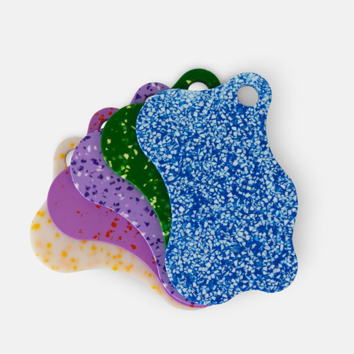 Chopping Board Blueberry Slice