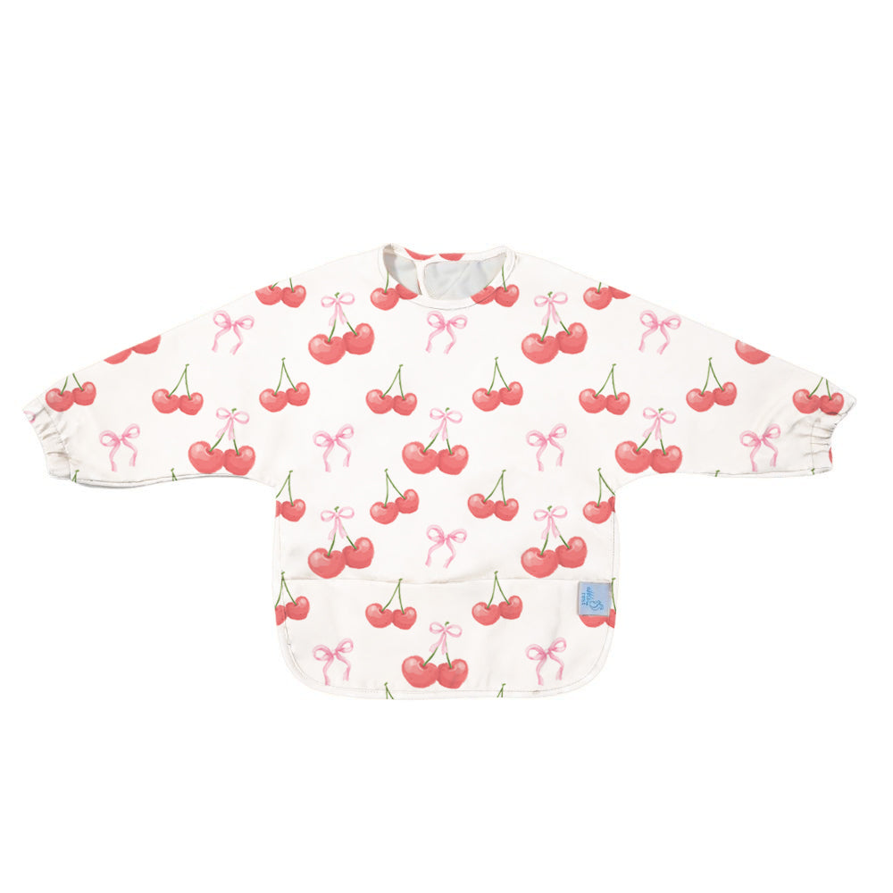 Nibble and Rest Long Sleeve Premium Smock Bib | Less Mess, More Enjoyable Mealtimes