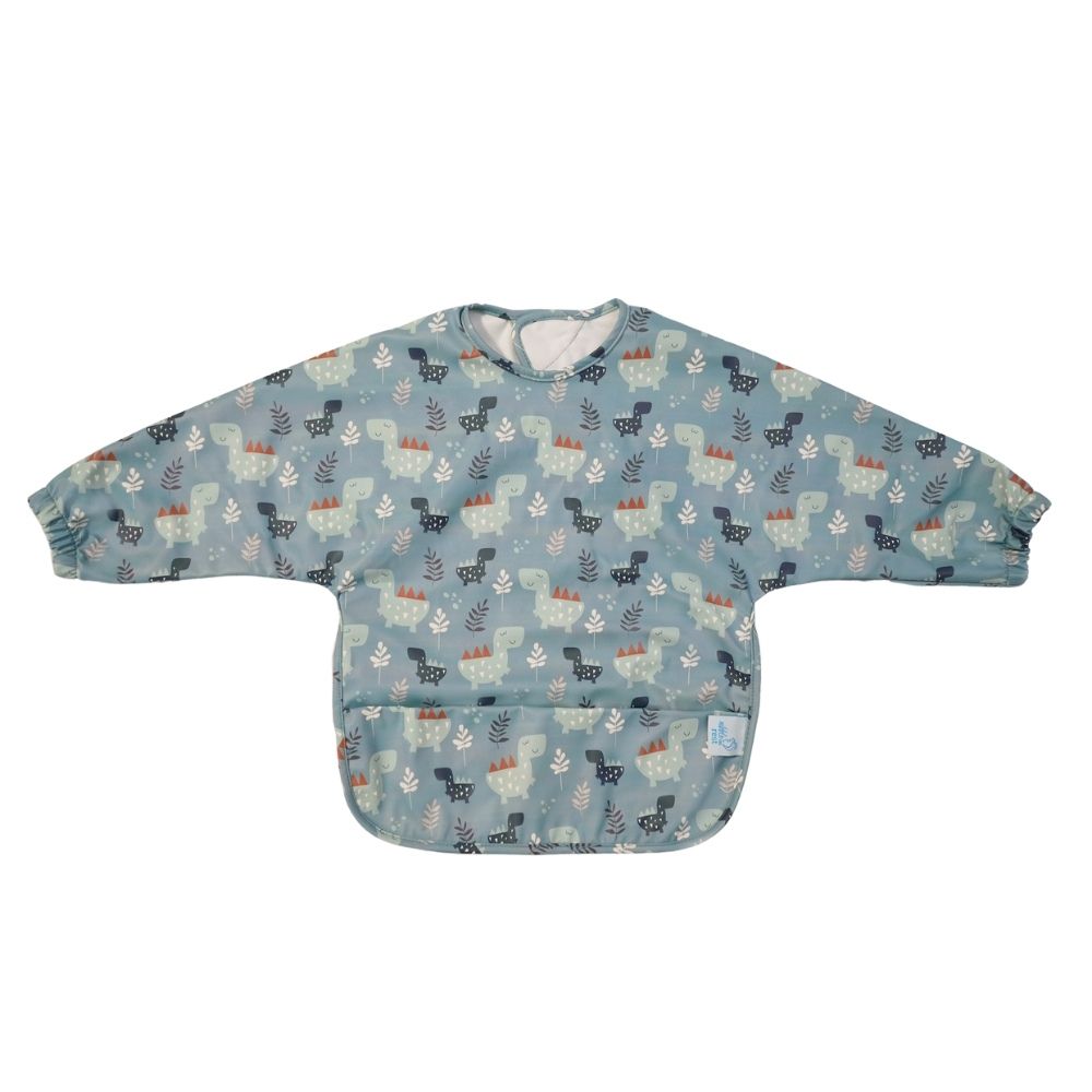 Nibble and Rest Long Sleeve Premium Smock Bib | Less Mess, More Enjoyable Mealtimes