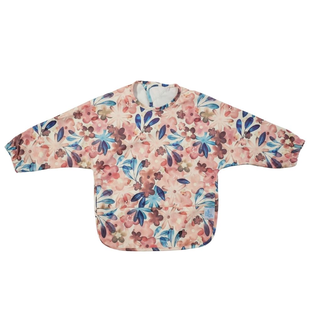 Nibble and Rest Long Sleeve Premium Smock Bib | Less Mess, More Enjoyable Mealtimes