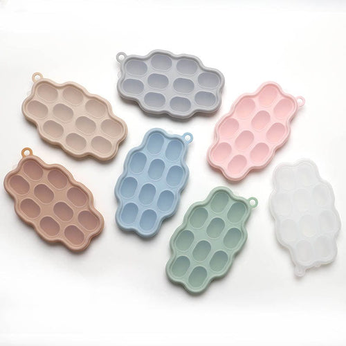Mini Silicone Freezer Tray with Lid | Baby Food, Breastmilk & Homemade Gummies | Nibble and Rest
