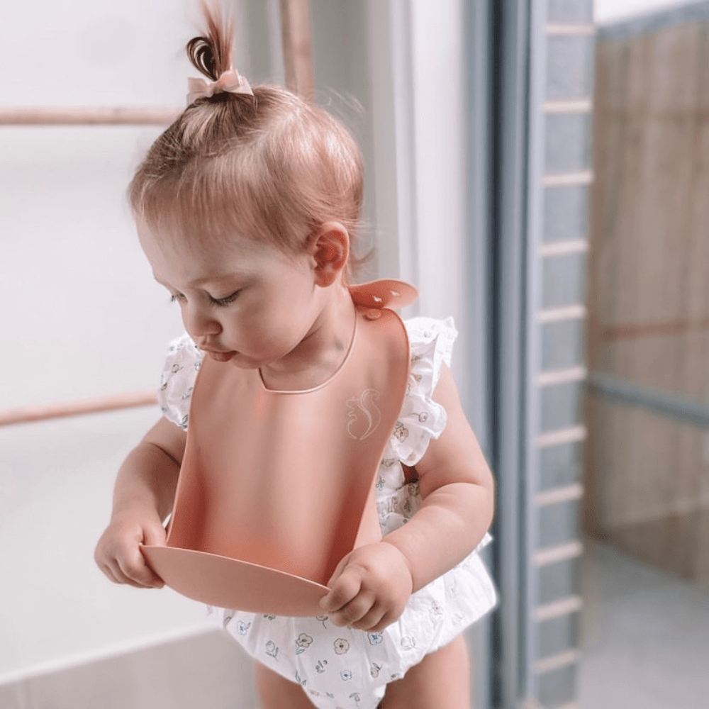 Silicone bib by Nibble and Rest