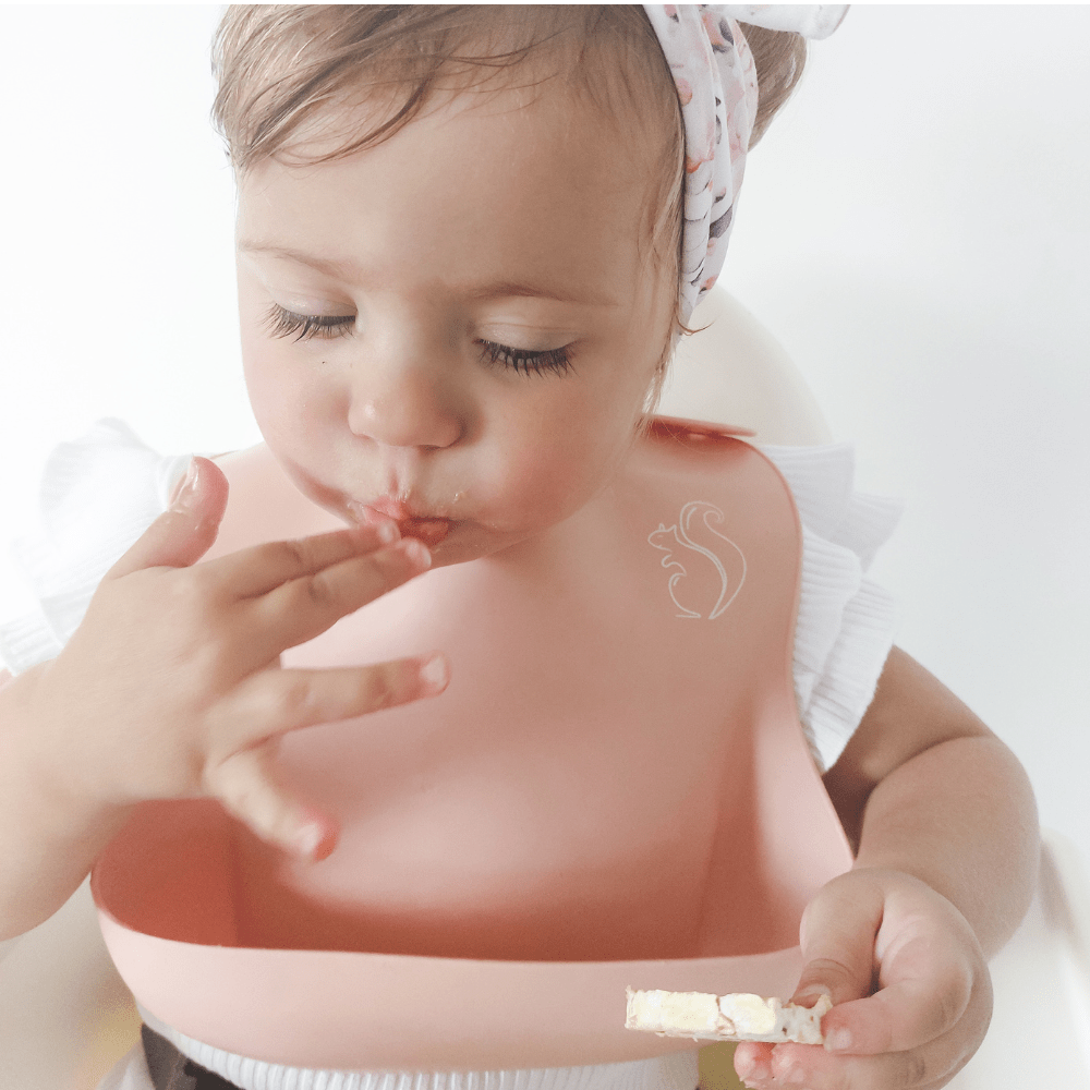 Silicone bib by Nibble and Rest