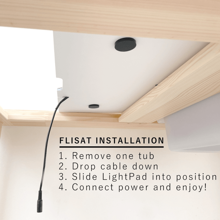 Toddleway Light Pad for the Ikea Flisat table