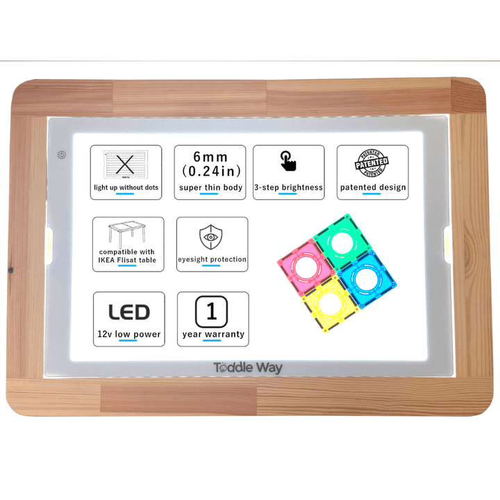 Toddleway Light Pad for the Ikea Flisat table
